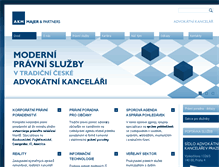 Tablet Screenshot of akmajer.cz